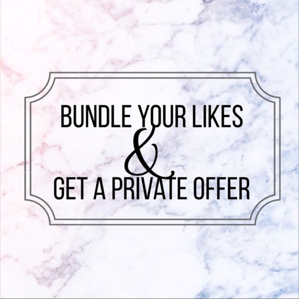 ✨Now accepting bundle offers✨